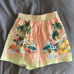 Linen shorts
